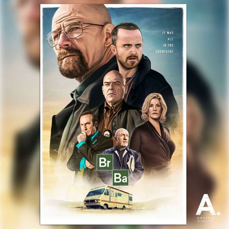 Poster métallique Chemistry – Breaking Bad