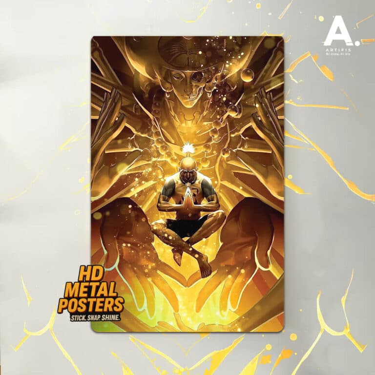 Poster métallique Netero – Hunter × Hunter