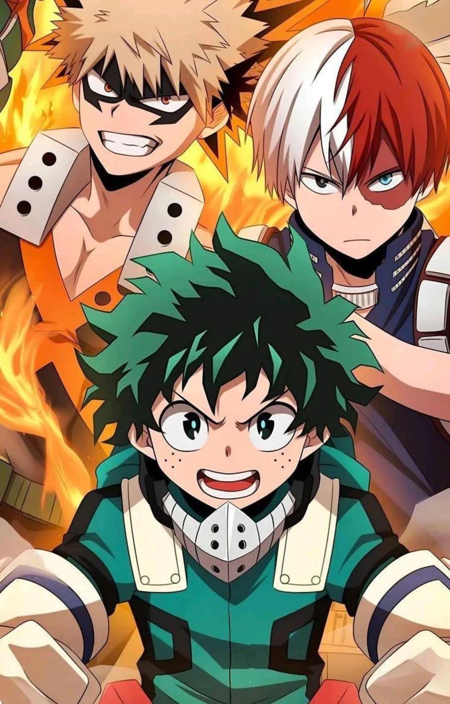 Poster métal Hell of a Trio – My hero academia