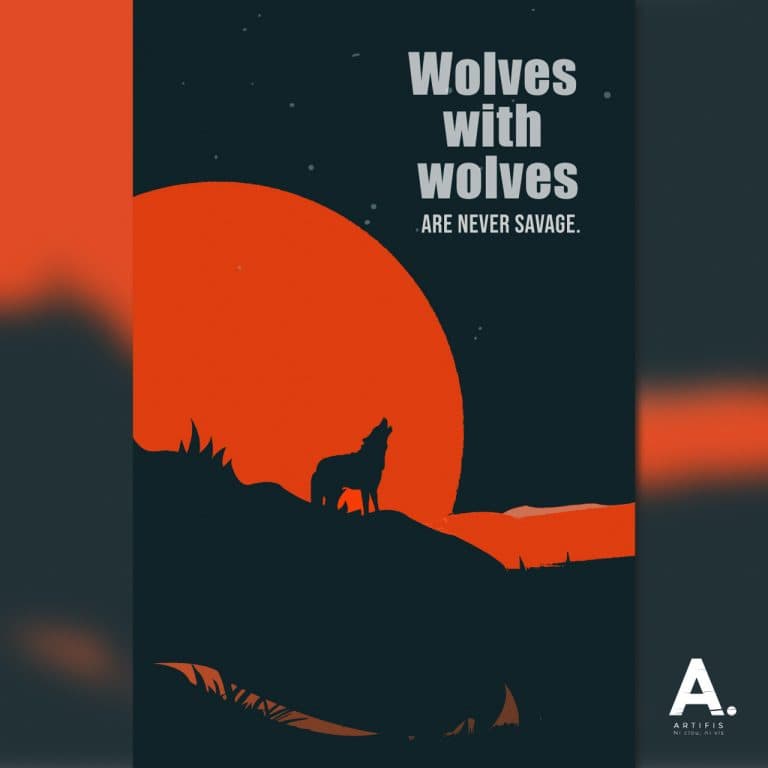 Poster Wolves Quote
