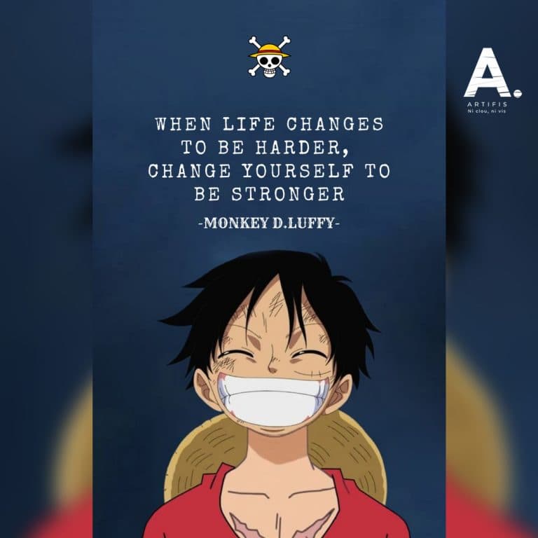 Poster Luffy Quote
