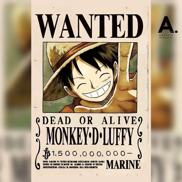 Poster Luffy Wanted