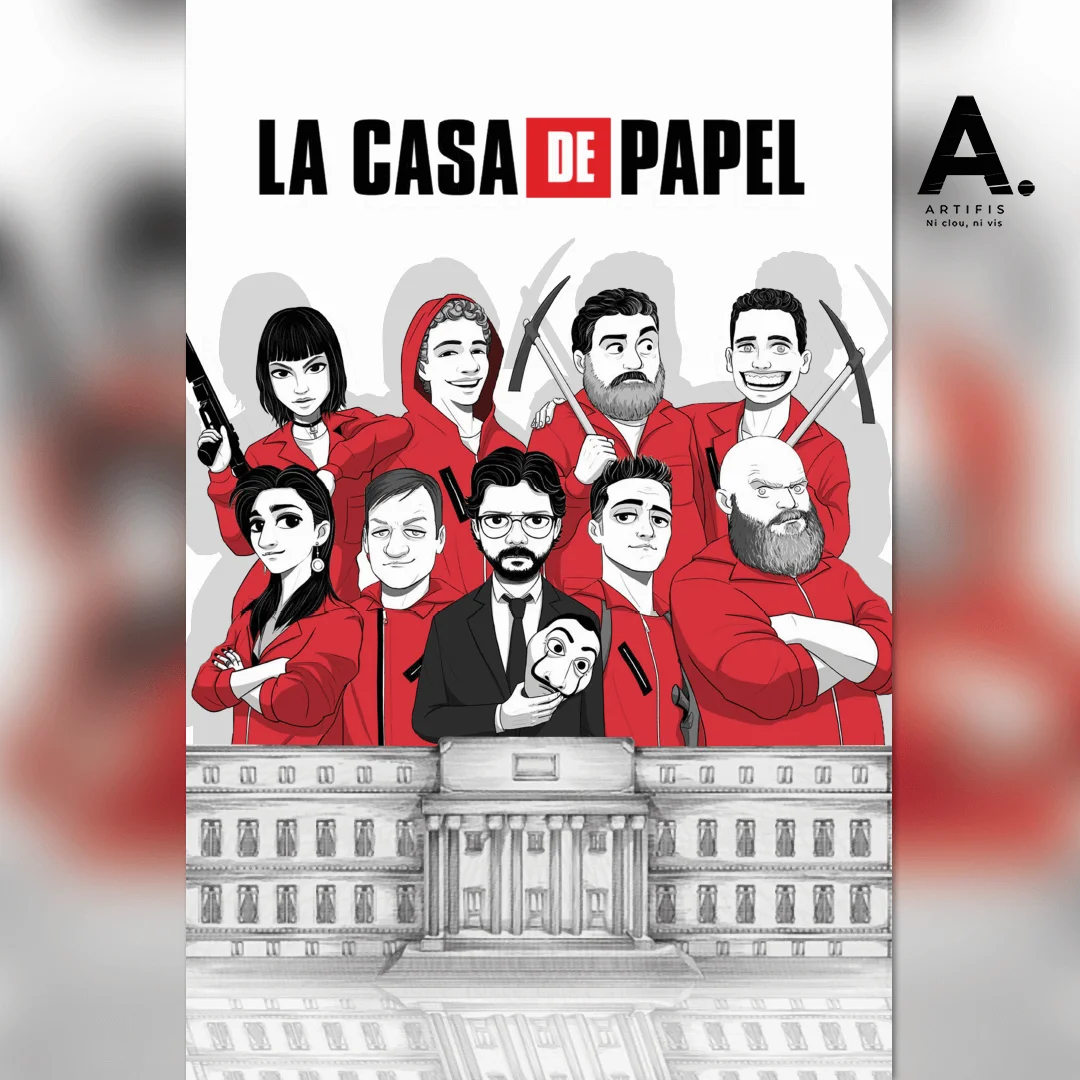 La Casa De Cartoon | La Casa De Papel