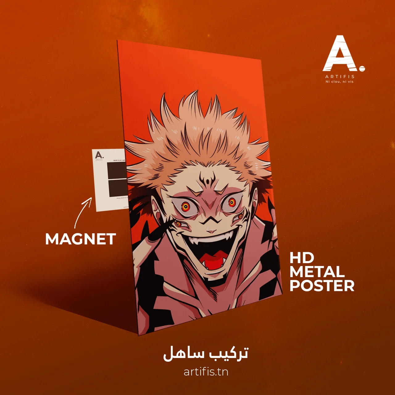 Orange Sukuna Jujustsu Kaizen – Image 2