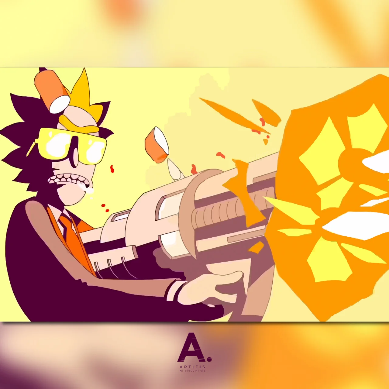 Rick in Black | Rick and Morty