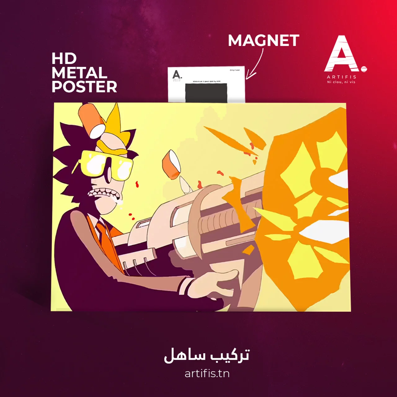 Rick in Black | Rick and Morty – Image 2