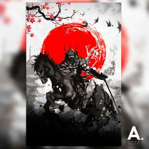 Samurai Warrior Jap'art | by @Xeionus